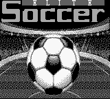 Elite Soccer (USA) Title Screen